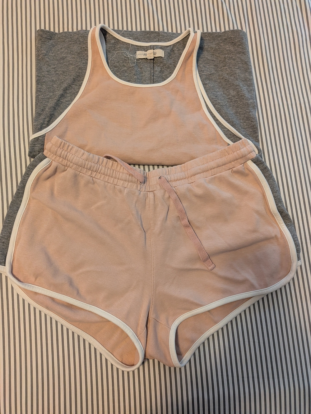 Madewell Athletic Tank & Shorts Set